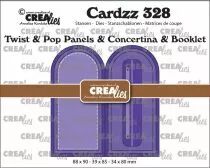        Matrices Cardzz n&deg; 328, Twist & Pop B4, Panneaux & Leporello & Mini Livret Arch