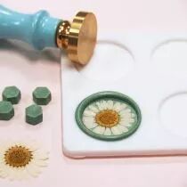    Moule silicone cachet de cire rond - Artemio