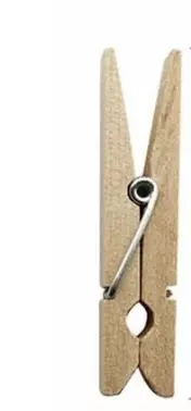 1 MINI PINCE A LINGE EN BOIS 2,4 CM