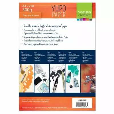 10 PAPIERS BLANC A4 - 300 G