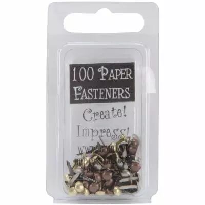 100 MINI BRADS - ANTIQUE