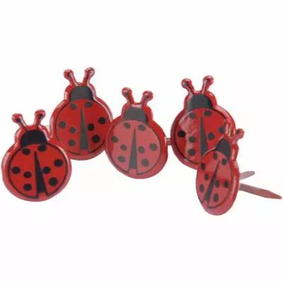 12 brads Ladybugs