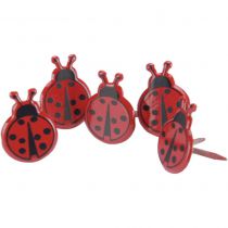 12 brads Ladybugs