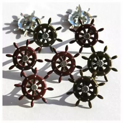 12 brads Ship Wheel