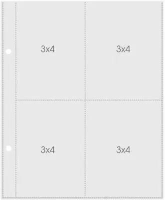 3X4 SHEET PROTECTOR