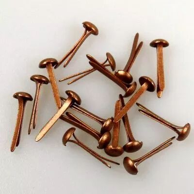 40 MINI BRADS 3MM COPPER