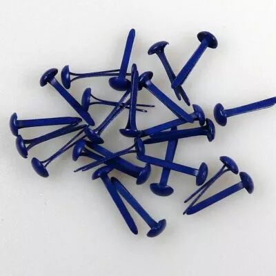 40 MINI BRADS 3MM DARK BLUE