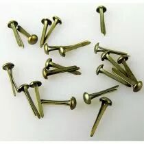 40 MINI BRADS 3MM gold