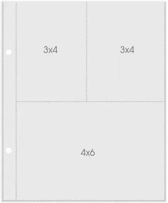 4X6 & 3X4 SHEET PROTECTOR