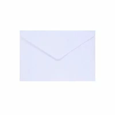5 enveloppes 11,4x16,2 cm 120g blanc