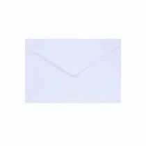 5 enveloppes 11,4x16,2 cm 120g blanc