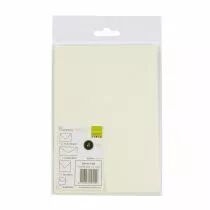 5 enveloppes 11,4x16,2 cm 120g ivoire