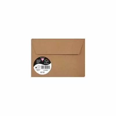 5 enveloppes 114X162 mm 120g kraft