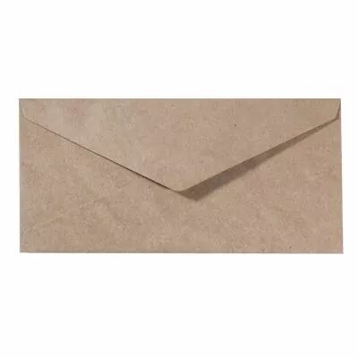 5 enveloppes 22,5X11,5 cm 120g kraft