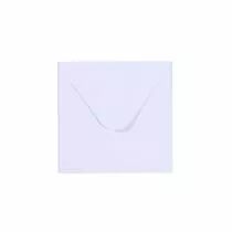 5 enveloppes 9,5X9,5 cm 120g blanc