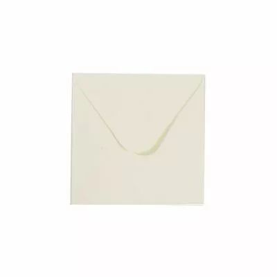 5 enveloppes 9,5X9,5 cm 120g ivoire