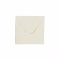 5 enveloppes 9,5X9,5 cm 120g ivoire