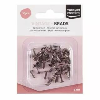 50 BRADS 5MM Marron cuivr�