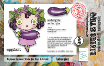 AALL and Create : 1019 - A7 Tampons transparents - Aubergine