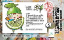 AALL and Create : 1022 - A7 Tampons transparents - Lime