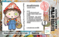 AALL and Create : 1023 - A7 Tampons transparents - Mushroom
