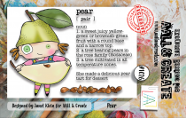 AALL and Create : 1026 - A7 Tampons transparents - Pear