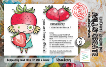 AALL and Create : 1028 - A7 Tampons transparents - Strawberry