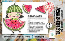 AALL and Create : 1030 - A7 Tampons transparents - Watermelon