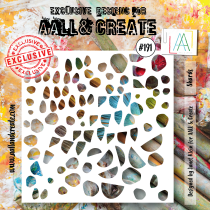 AALL and Create : 191 - 6\'x6\' Pochoir - Shards