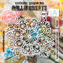 AALL and Create : 192 - 6\'x6\' Pochoir - Nosegay