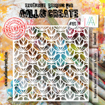 AALL and Create : 193 - 6\'x6\' Pochoir - Succulent