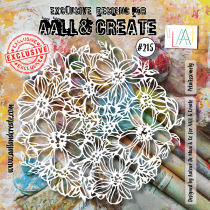 AALL and Create : 215 - 6\'x6\' Pochoir - Petalissomely