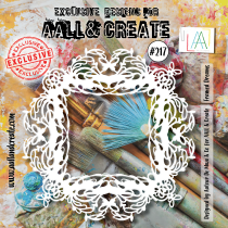 AALL and Create : 217 - 6\'x6\' Pochoir - Framed Dreams