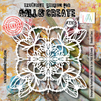 AALL and Create : 220 - 6\'x6\' Pochoir - Beaded Lace