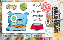 AALL and Create 1035 - A7 Stamp - Woof Woof