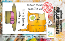AALL and Create 1037 - A7 Stamp - Miss Catty Meow