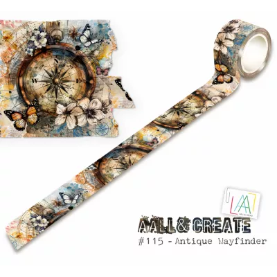 AALL and Create 115 - Washi Tape - Antique wayfinder