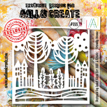 AALL and Create 188 - 6\'x6\' Stencil- Friendly Avenue