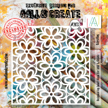 AALL and Create 203 - 6\'x6\' Stencil - Corollas