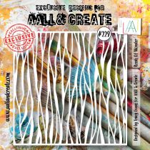 AALL and Create 229 - 6\'x6\' Stencil- Reeds Of Wonder