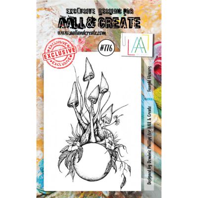 AALL and Create Stamp Set - 776 funghi flowers