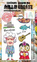 AALL and Create Stamp Set -1014 - Barcelona Spain