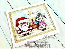 AALL and Create Stamp Set -612 MR&MRS CLAUS