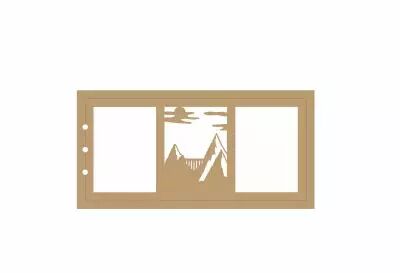 ALBUM 10 X 20 CM - MONTAGNE