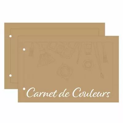 ALBUM 13,5*20,5 CARNET DE COULEURS