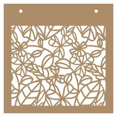 ALBUM 15*15 CM - FLEURS ET FEUILLES
