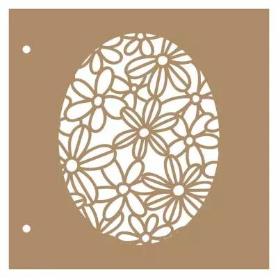 ALBUM 15*15 CM - OEUFS FLEURS