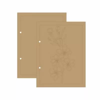 ALBUM 15*20 CM MDF BRANCHE DE CERISIER