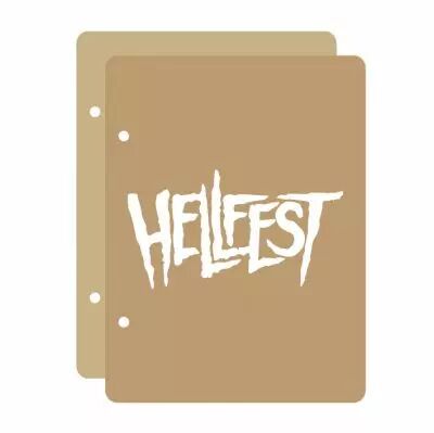 ALBUM 15*20 CM MDF HELLFEST