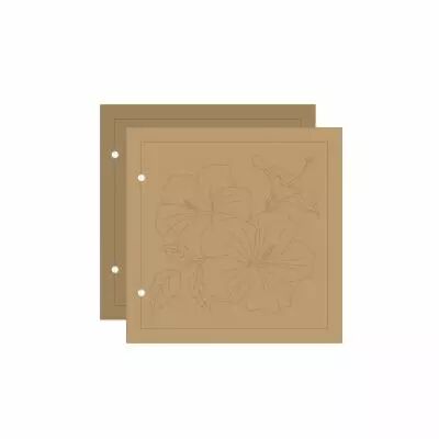Album 15 x 15 cm - hibiscus
